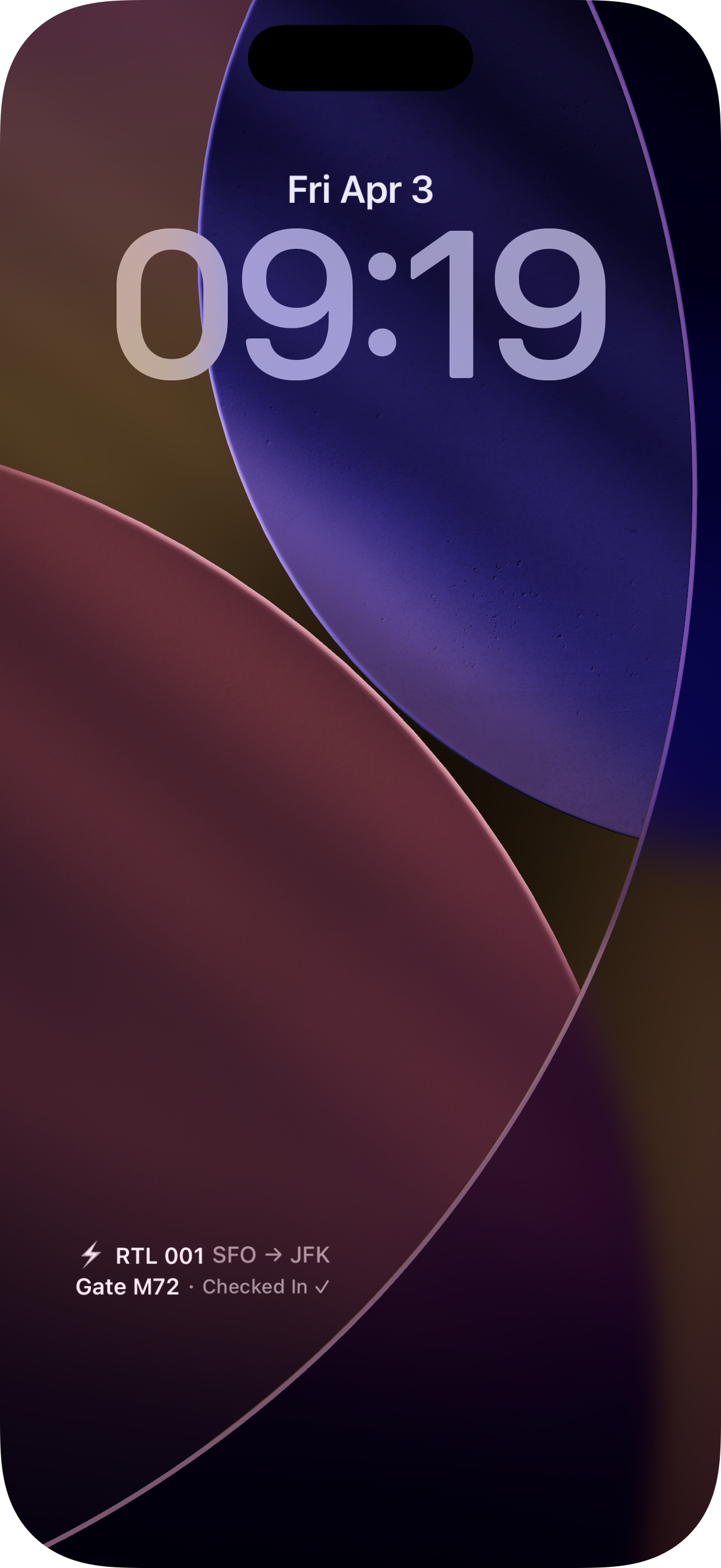 Lock screen widget — accessoryRectangular